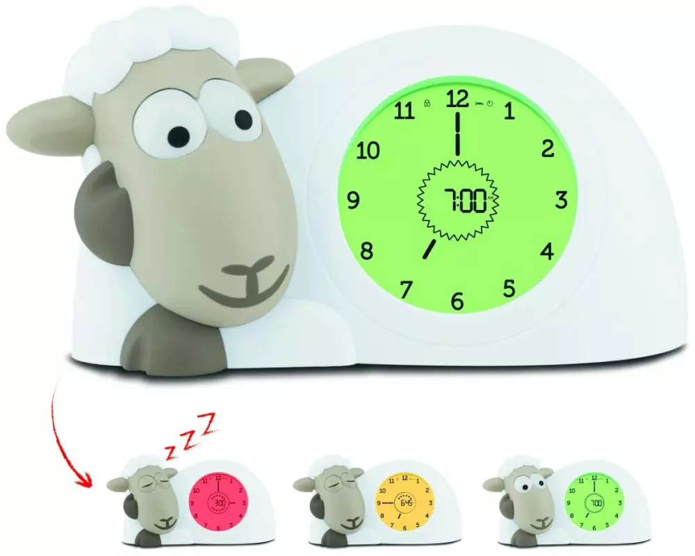 ZaZu Wecker Schlaftrainer Sam Taupe