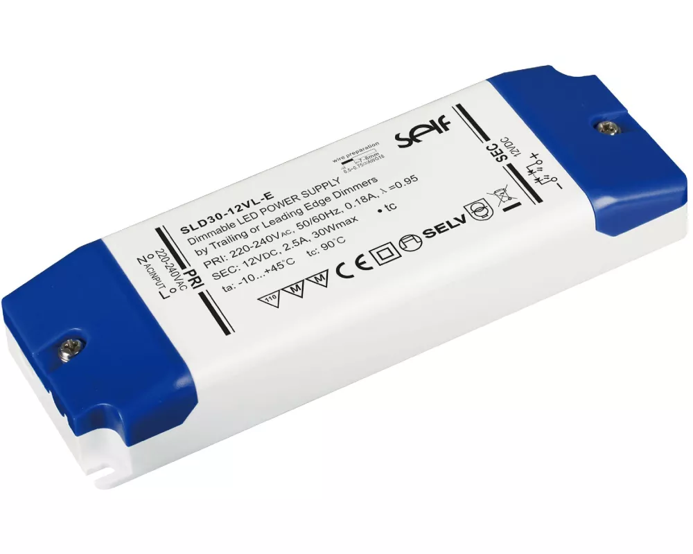 SELF LED-Treibernetzgerät dimmbar, 30 W, 12 V