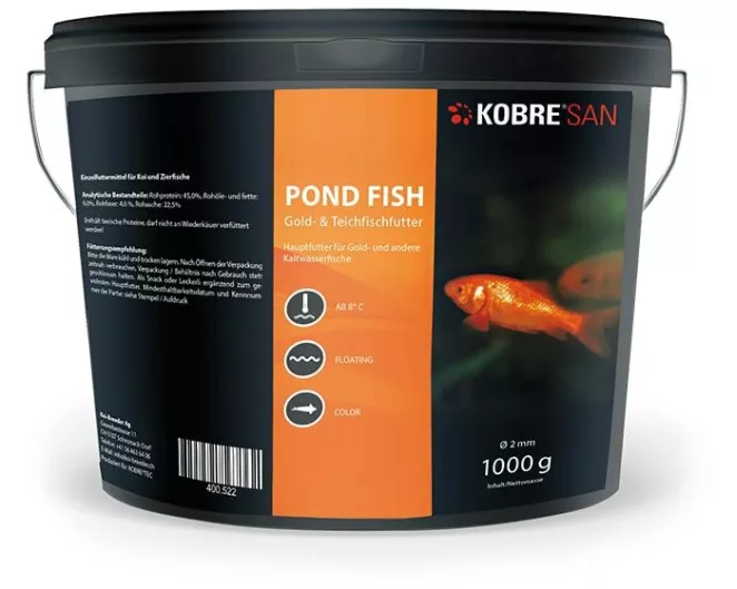 Kobre®San Fischfutter Pond Fish, 2 mm, 1 kg