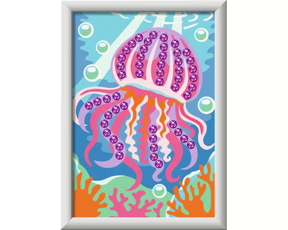 Ravensburger Malen nach Zahlen CreArt Rosa Qualle