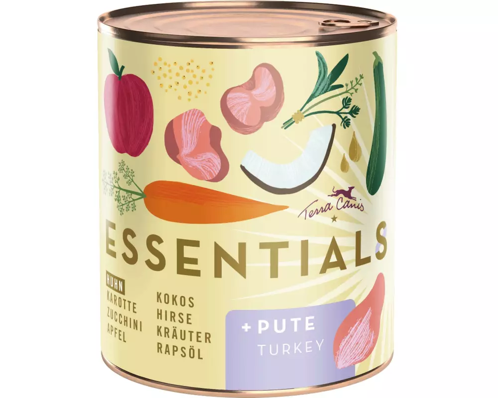 Terra Canis Nassfutter Essential 8 Huhn & Pute, 780 g