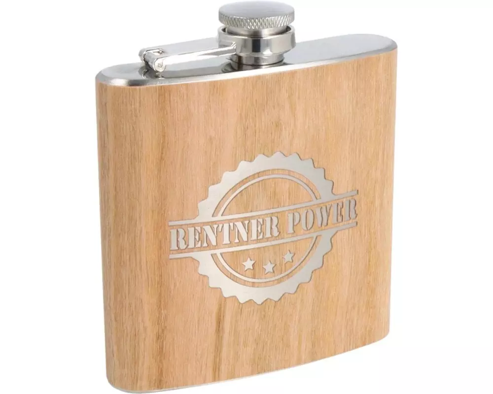 Trendcompany Flachmann Rentner Power 170 ml