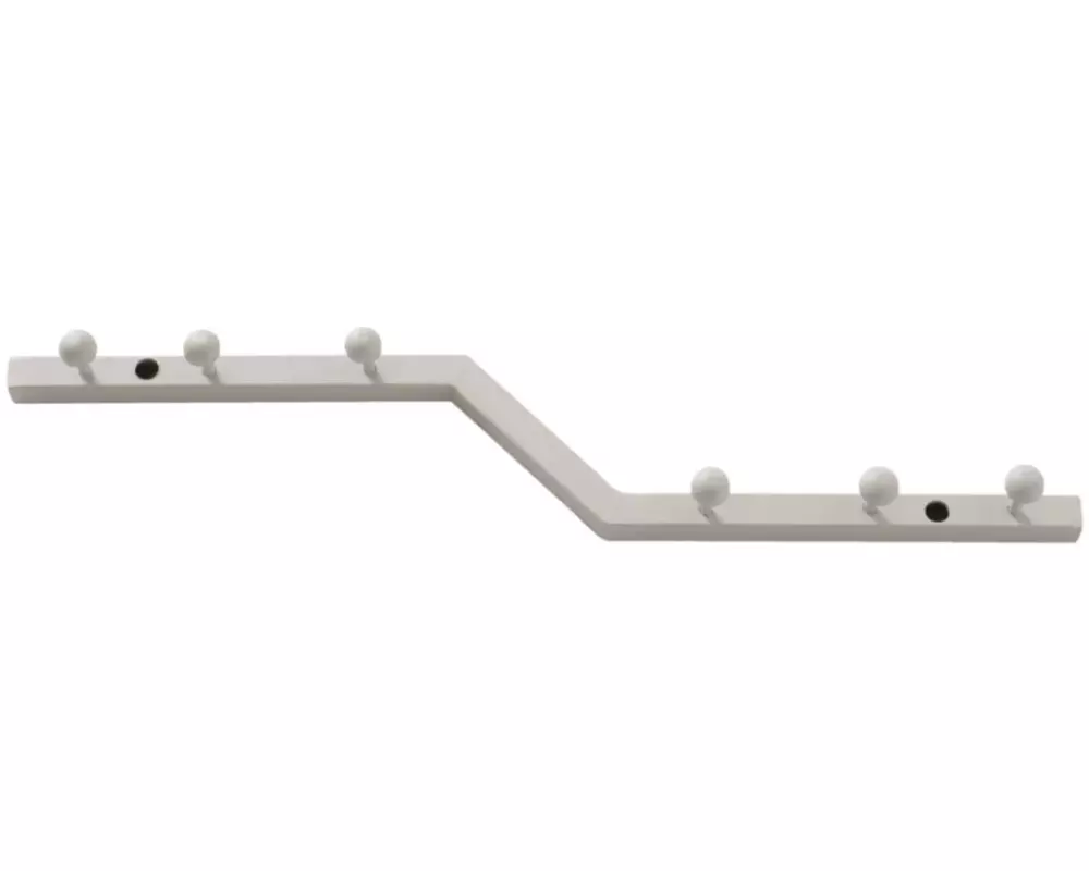 Boltze Garderobenleiste Pogo 6 Haken, Grau