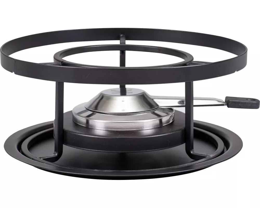 4Fondue Fondue-Rechaud Ø 24.5 cm Schwarz