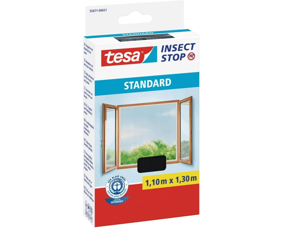 tesa Fliegengitter Insect Stop Standard 1.1x1.3m anthrazit