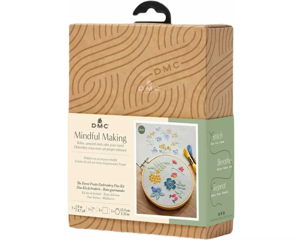 DMC Stickset Mindful Making Duo Waldbeeren, Ø 15.7 cm