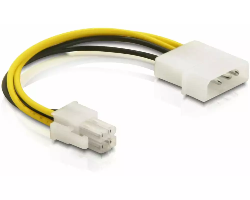 Delock Stromkabel Molex - 4Pin 15 cm