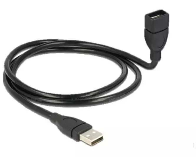 Delock USB 2.0-Kabel ShapeCable USB-A - USB-A 1 m