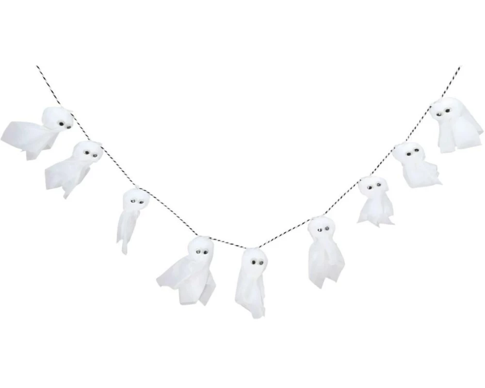 Dameco Girlande Geister, 150 cm, 1 Stück