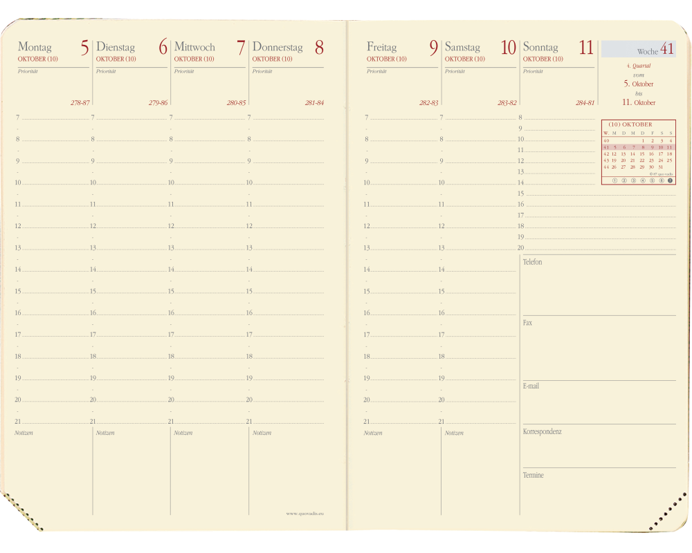 QUO-VADIS Ersatzinhalt Gesch.Pre. 2026 285003Q 1W/2S Imp./Soho/SilkDE 10x15cm