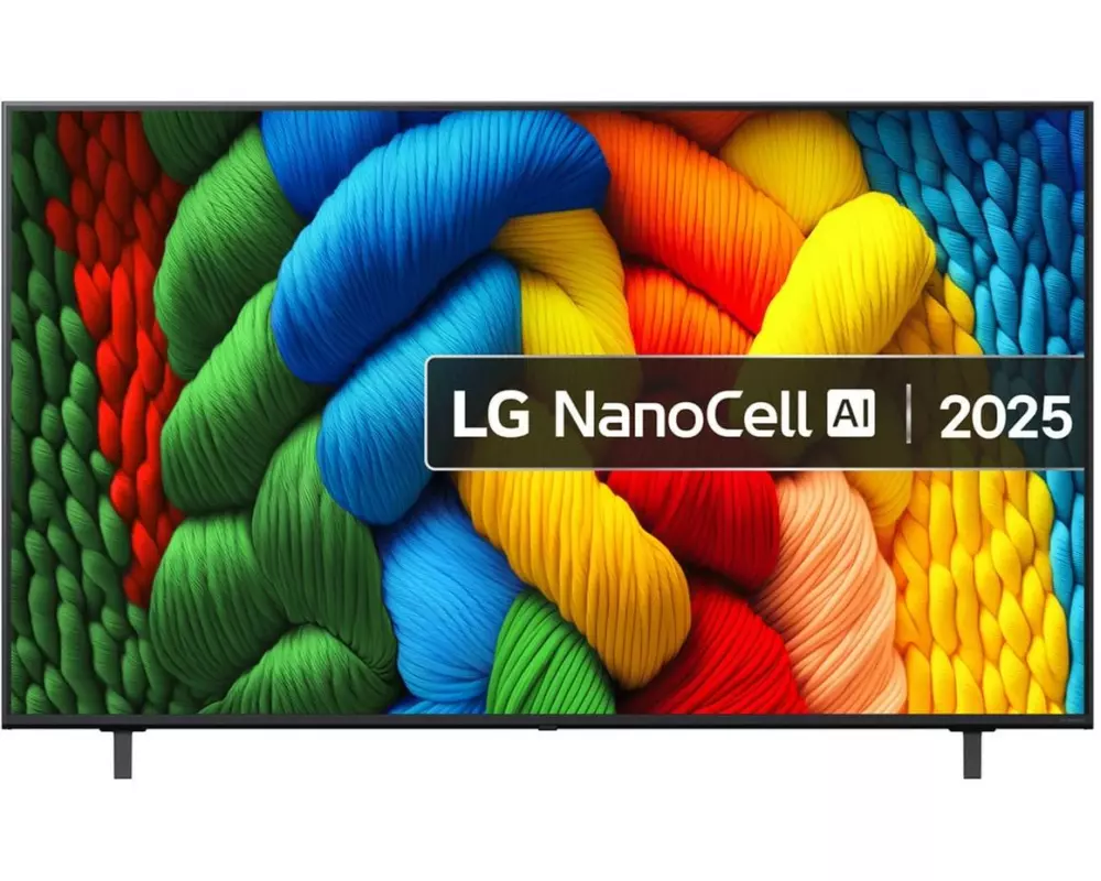 LG TV 65NANO80A6B 65", 3840 x 2160 (Ultra HD 4K), LED-LCD