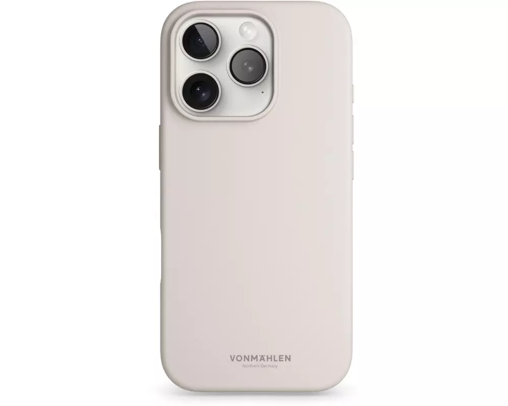 Vonmählen Back Cover Soft Silicone iPhone 16 Pro Max Cream