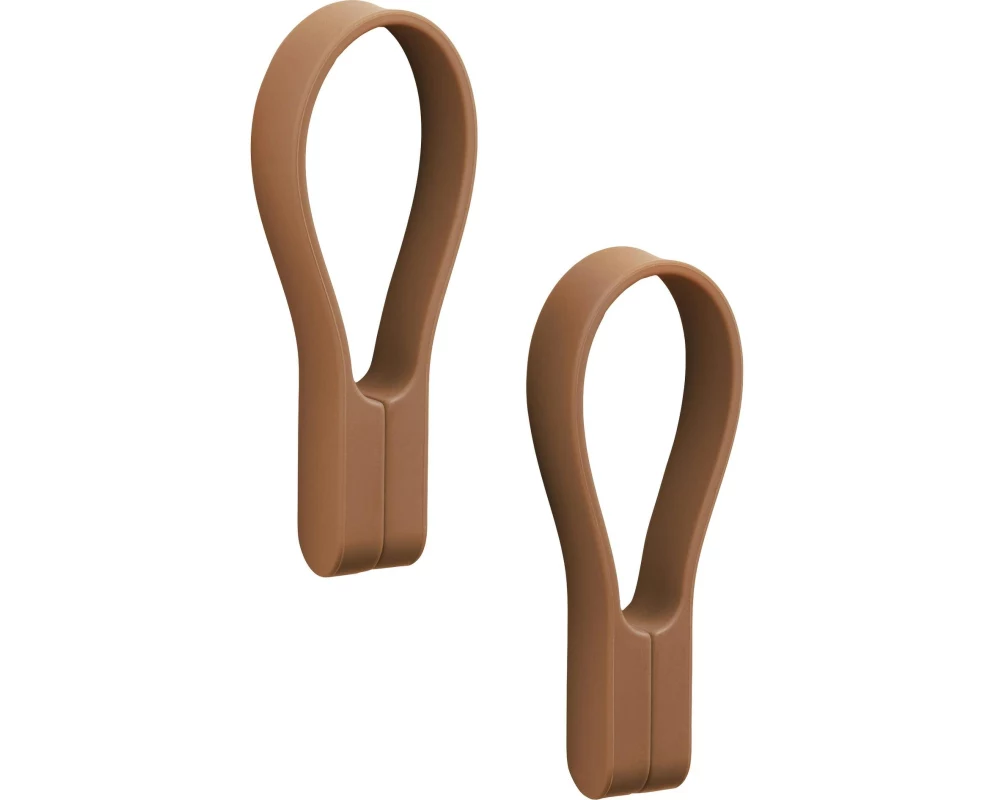 Zone Denmark Handtuchhalter Loop mit Magnet 2 Stück, Terracotta