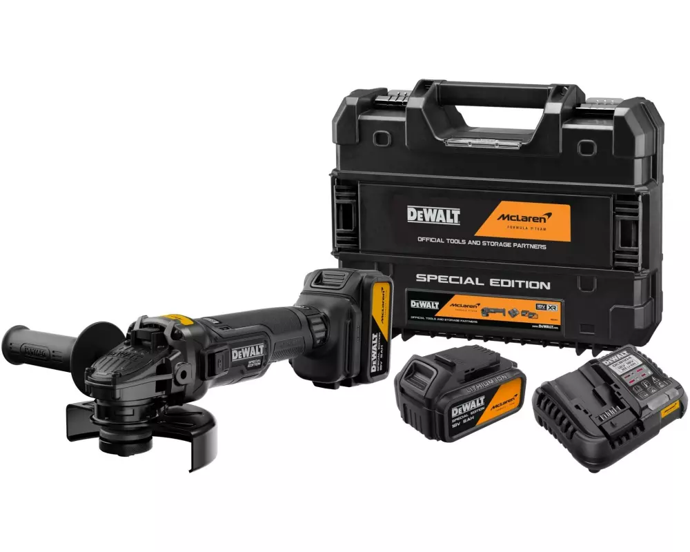 DEWALT Winkelschleifer McLaren F1 Team 18 V XR Brushless 125 mm
