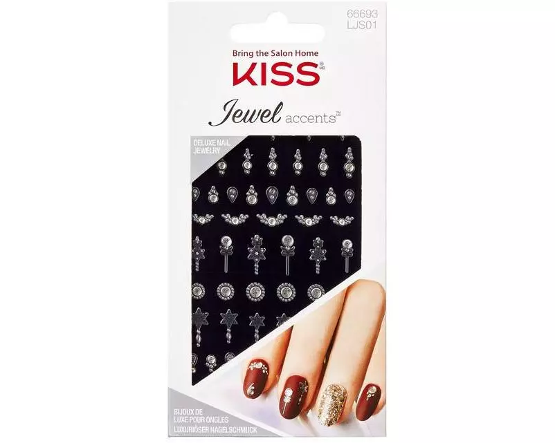 Kiss Kunstnägel-Set Jewel Accent TreasureLove 28 Stück