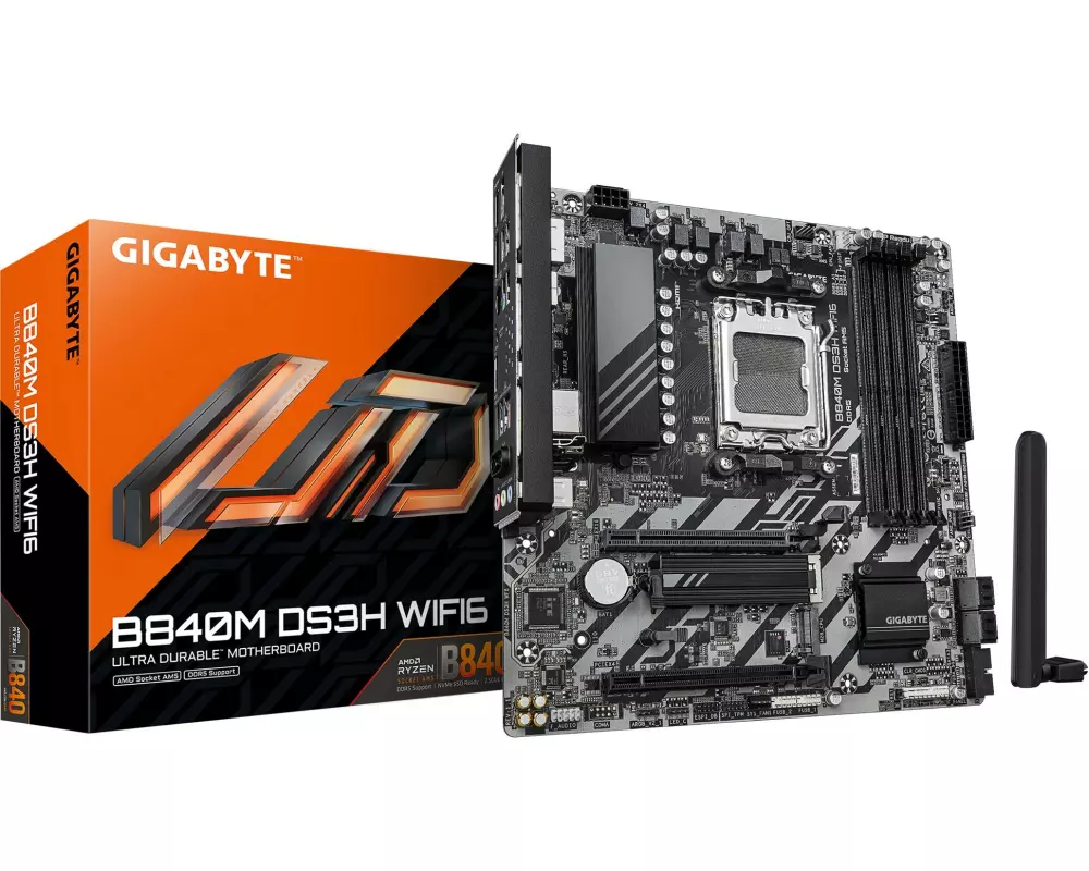 Gigabyte Mainboard B840M DS3H WIFI6