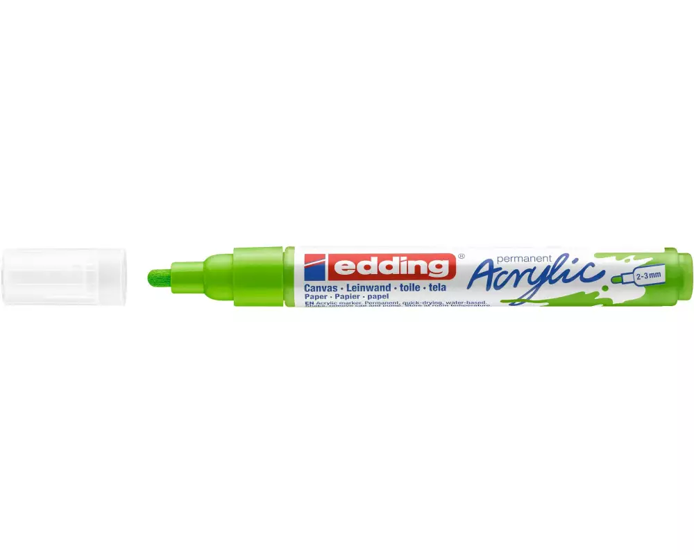 edding Acrylmarker 5100 Medium, Gelbgrün