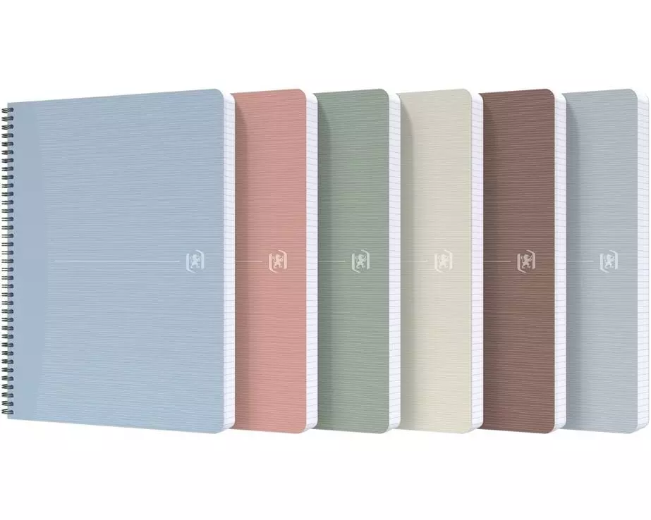 Oxford Schulheft A4, liniert , assortiert