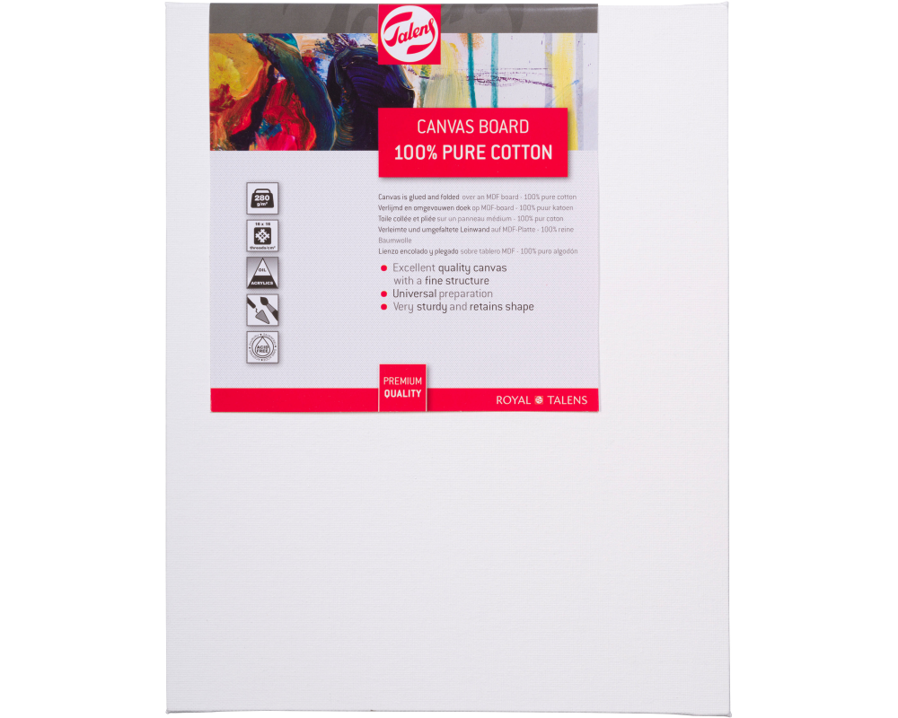 TALENS Malplatte 24x30cm 93252430 Baumwolle, 280g/m2