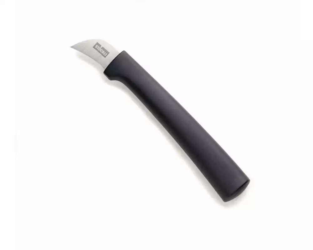 Stöckli Marronimesser Silber/Schwarz