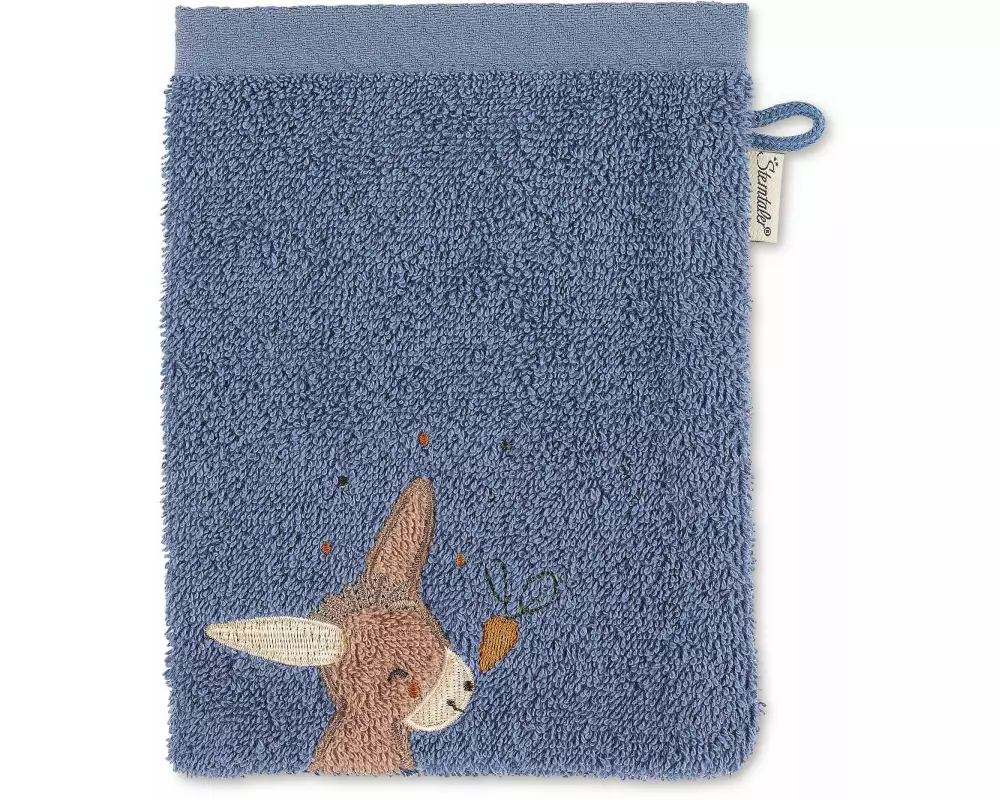 Sterntaler Baby-Waschhandschuh Emmilius Blau