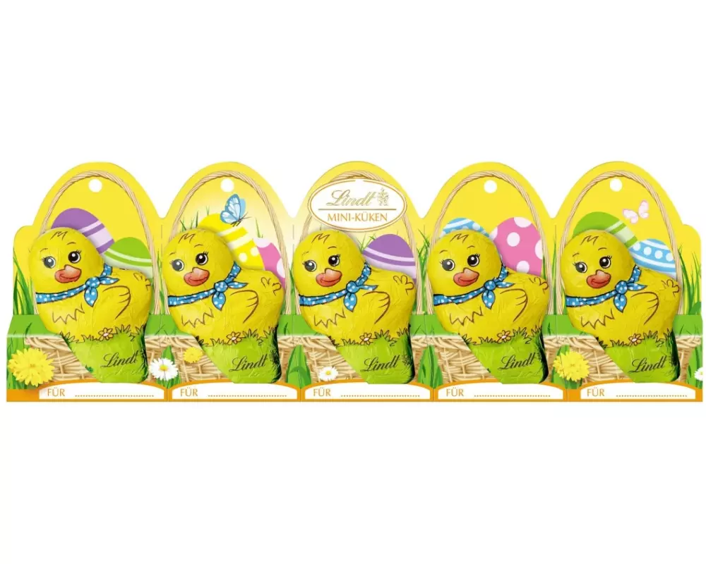 Lindt Schokolade Küken mini Milch 5 x 10 g
