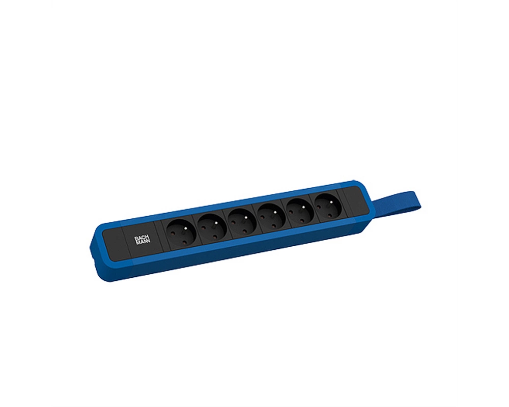 BACHMANN PRIMO 2 6xUTE mit Schlaufe 2,0m CEE7/7 RAL5010