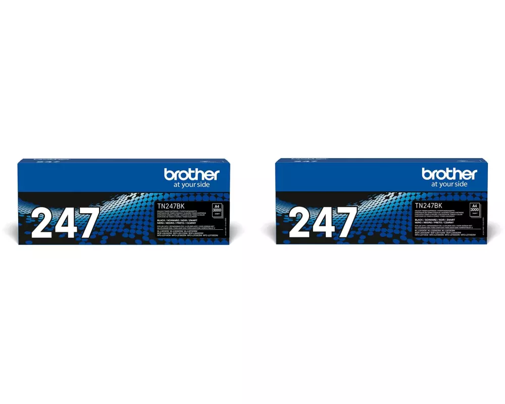 Brother Toner TN-247BK TWIN Pack Schwarz