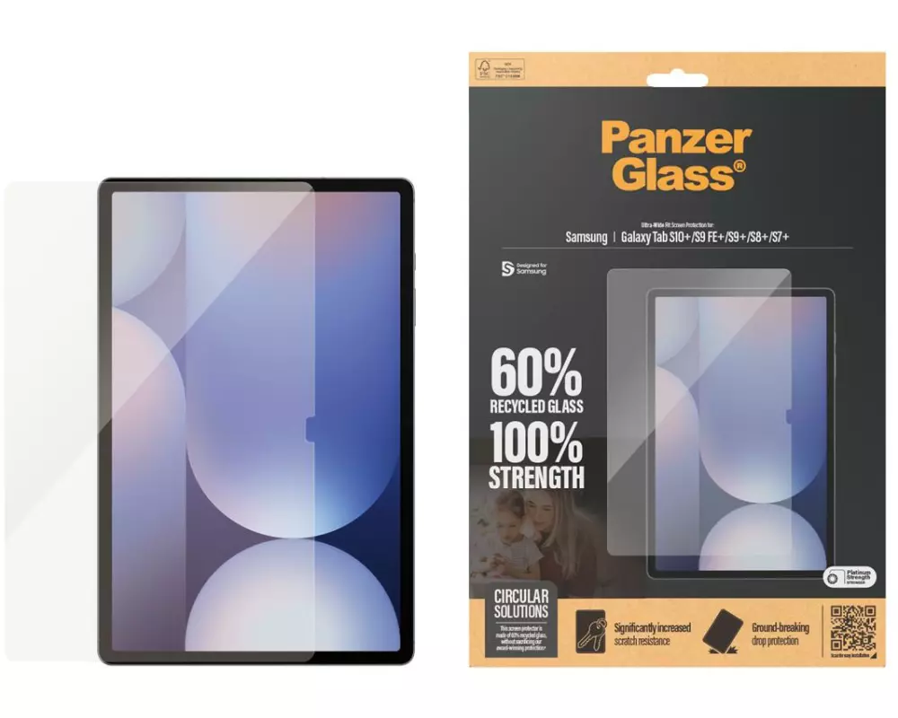 Panzerglass Ultra Wide Fit Galaxy Tab S7+/S8+/9+/S9+ FE/S10+
