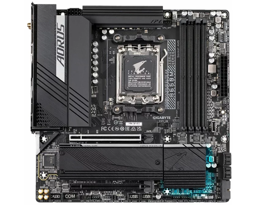 Gigabyte B650M AORUS ELITE AX AM5 4xDDR5 4xSATA 3xM.2 1xHDMI 1xDP