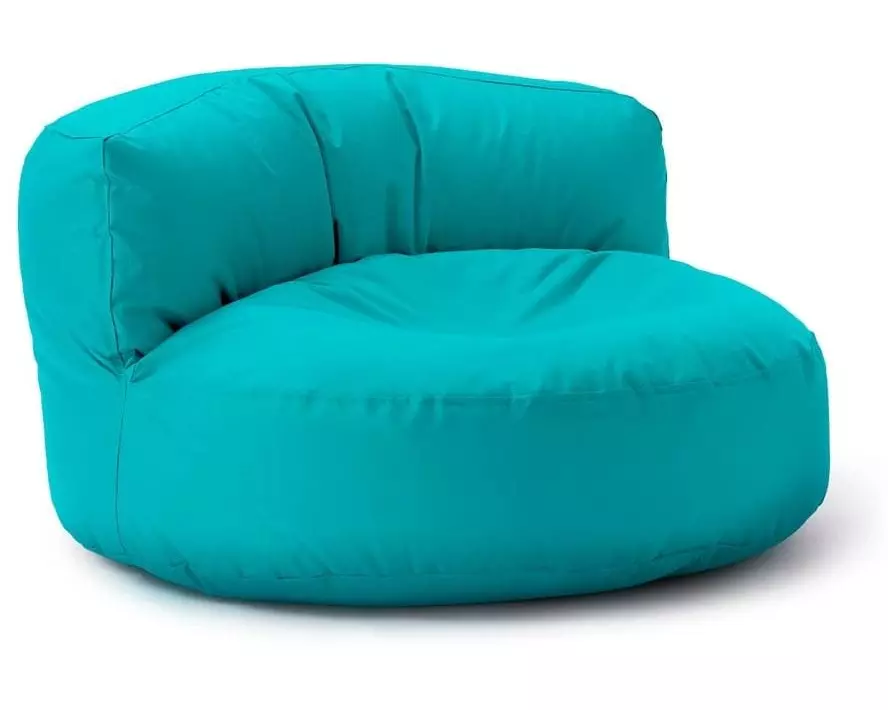 Lumaland Sitzsack-Sofa, 320 l Polyester (PES), Blau/Grün