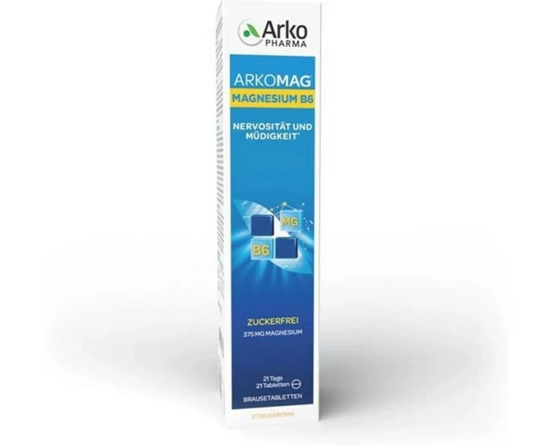 Arkopharma Arkomag Magnesium + B6 Brausetabletten 21 Stück