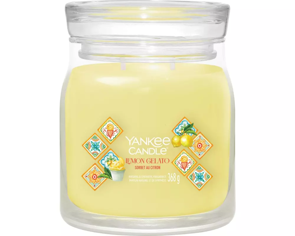 Yankee Candle Signature Duftkerze Lemon Gelato 368 g