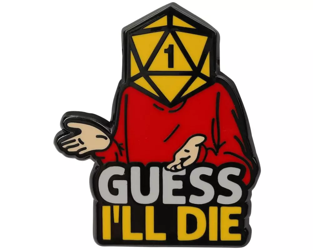 Glass Staff Anstecker Guess I'll Die Mehrfarbig