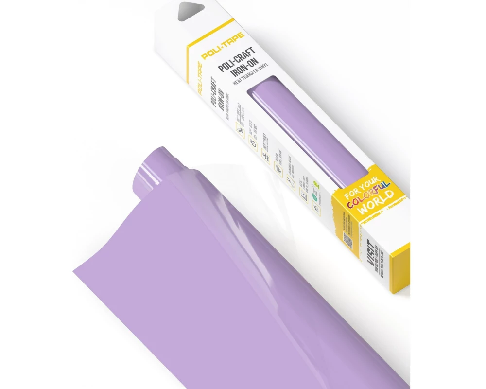 Poli-Tape Aufbügelfolie Poli-Flex turbo, 30.5 x 122 cm, Violett