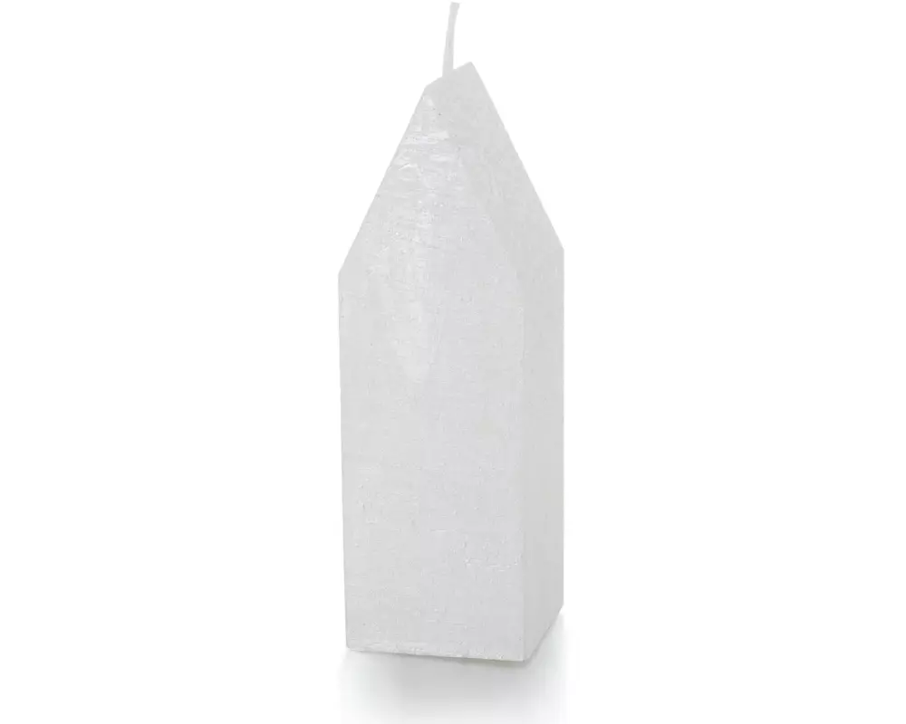 balthasar Kerze Home 5 x 15 cm, Weiss