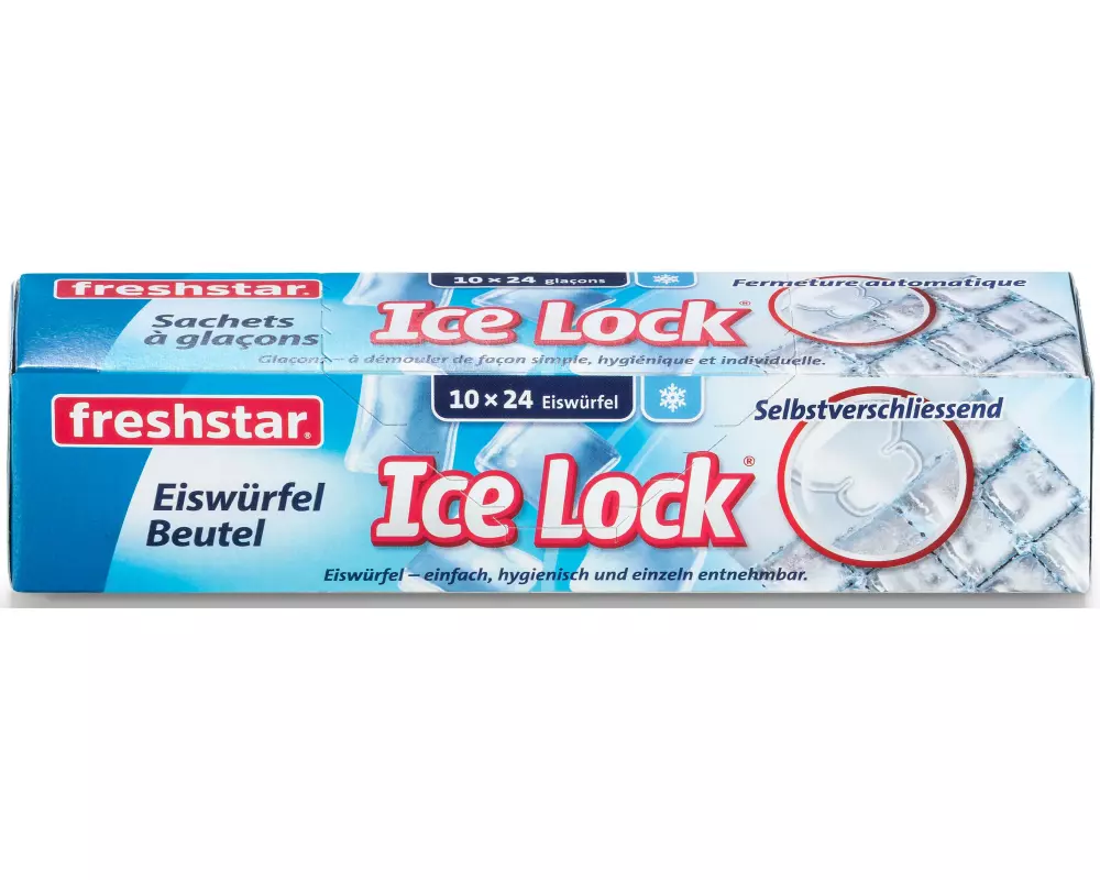 Freshstar Eiswürfelbeutel 10 Stück für 24 Würfel