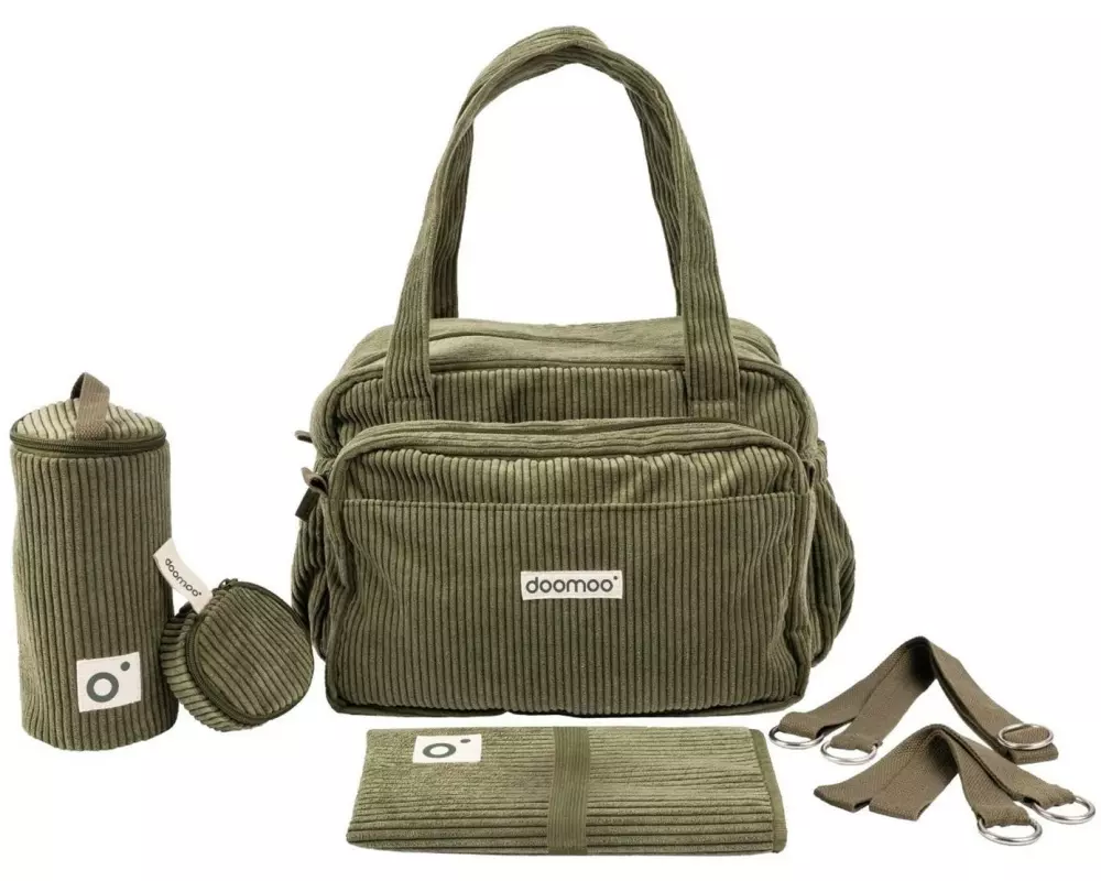 Doomoo Wickeltasche Fluffy Corduroy Kaki