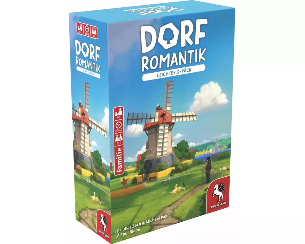 Pegasus Spiele Familienspiel Dorfromantik – Leichtes Gepäck -DE-