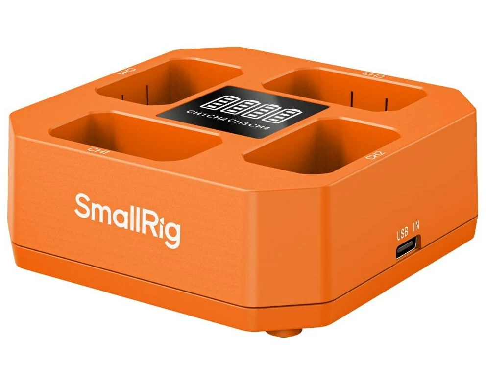 Smallrig Vier-Kanal-Kamera-Akkuladegerät für NP-FW50