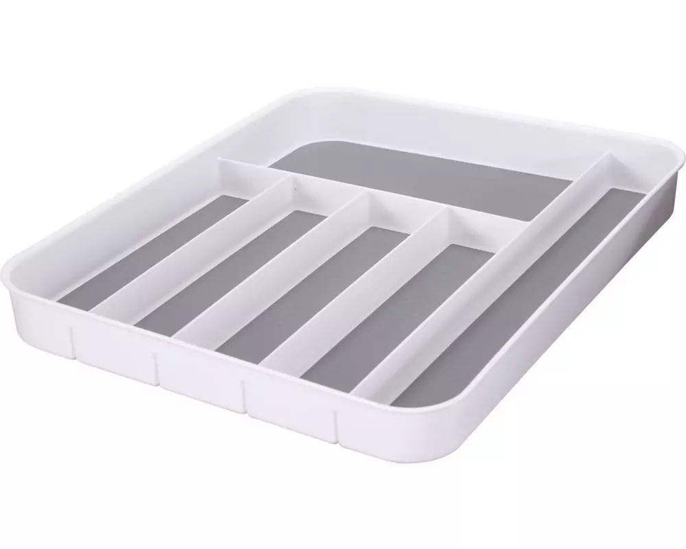 Nize Besteckkasten Grau/Weiss