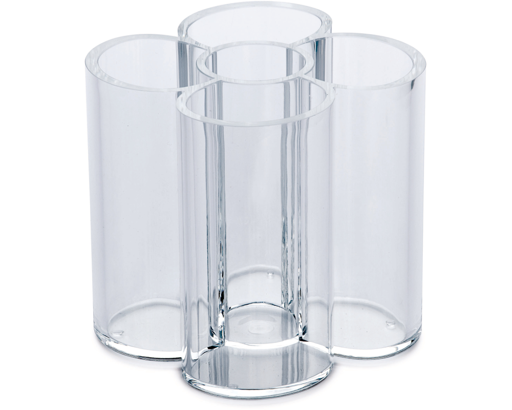 MAUL Stifteköcher Acryl 1955105 glasklar 5 Fächer