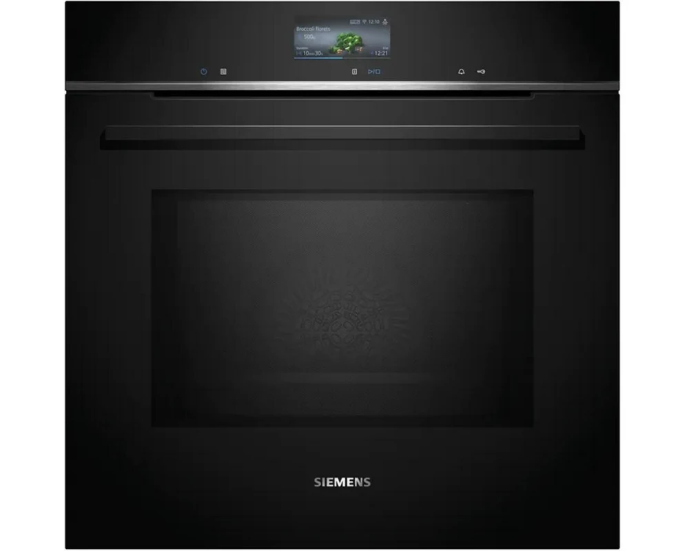Siemens Einbaubackofen mit Mikrowelle iQ700 HM776G1B1B Schwarz