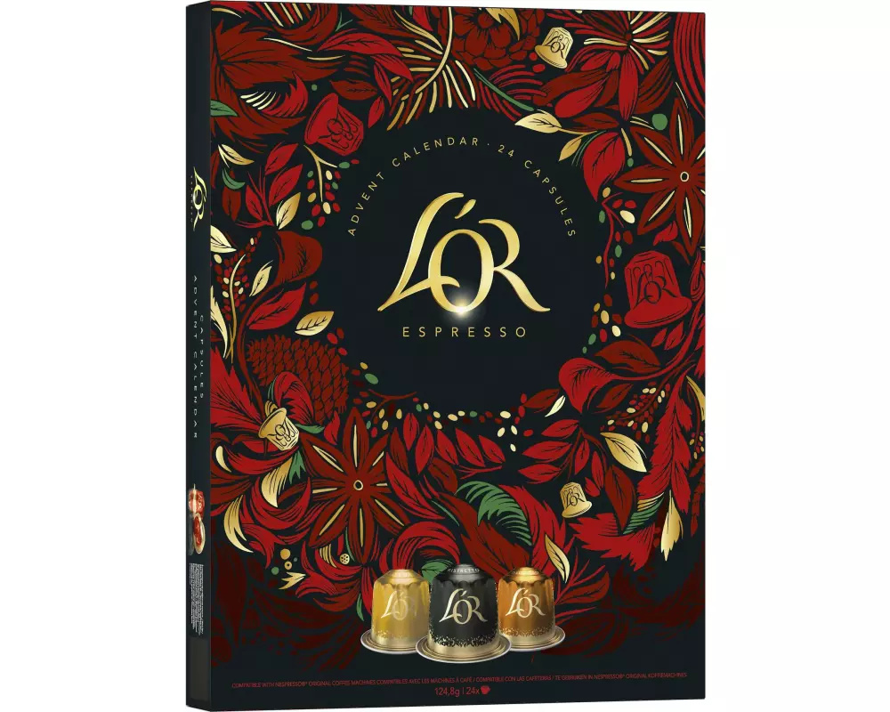 L'Or Adventskalender Kaffeekapseln 24