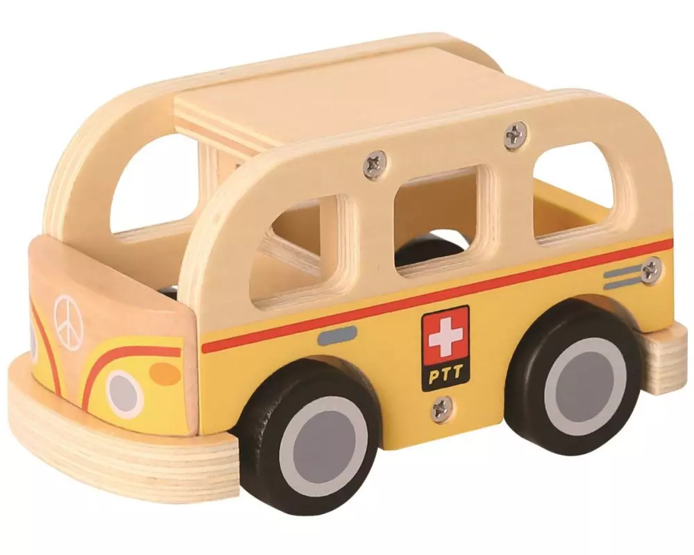 Spielba Holzspielwaren Post-Bus PTT