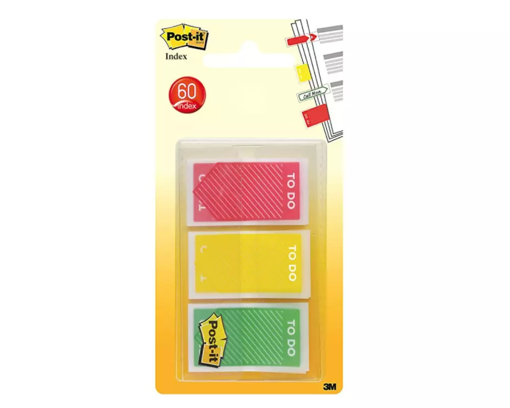 Post-it Page Marker Post-it Index ToDo, 3 x 20 Stück
