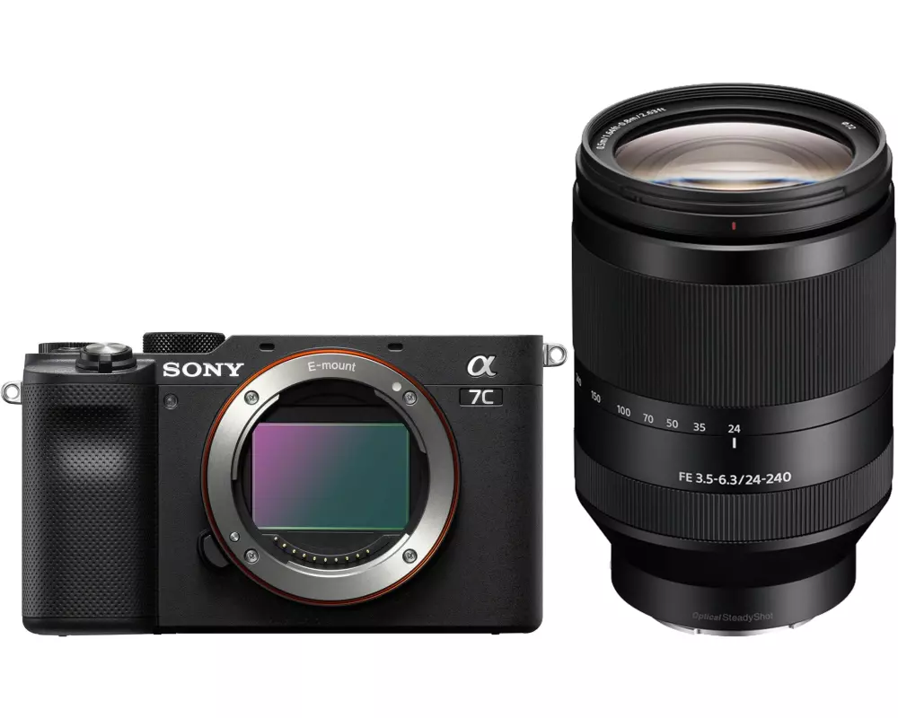 Sony Fotokamera Alpha 7C inkl. Objektiv 24-240 Kit Schwarz