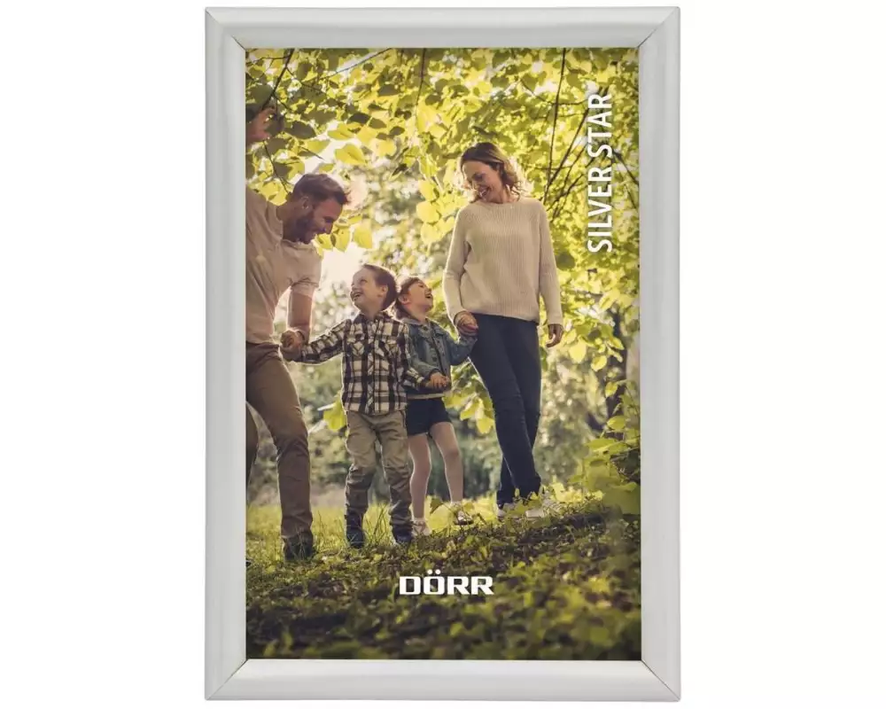 Dörr Bilderrahmen Silver Star Napoli Silber, 15 x 20 cm