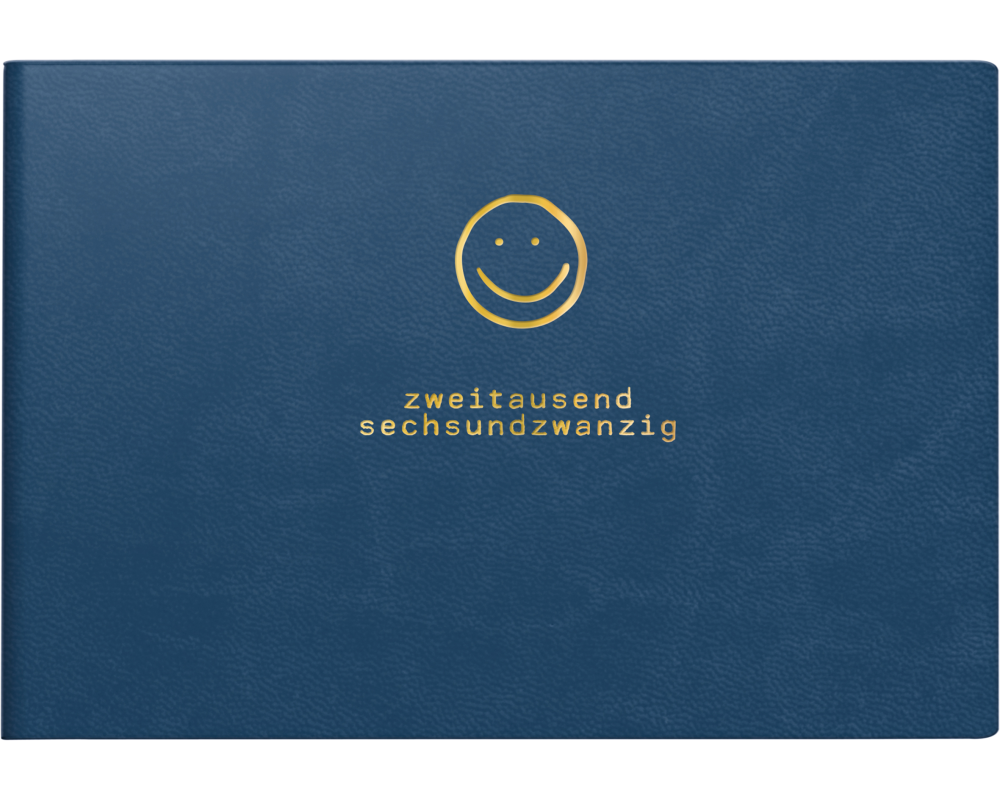 RIDOIDE Taschenagenda Septimus 2026 7017515036.26 1W/2S blau DE 15.2x10.2cm