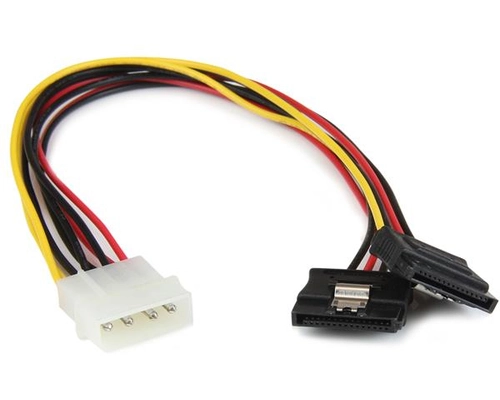 12 LP4 TO 2X LATCHING SATA